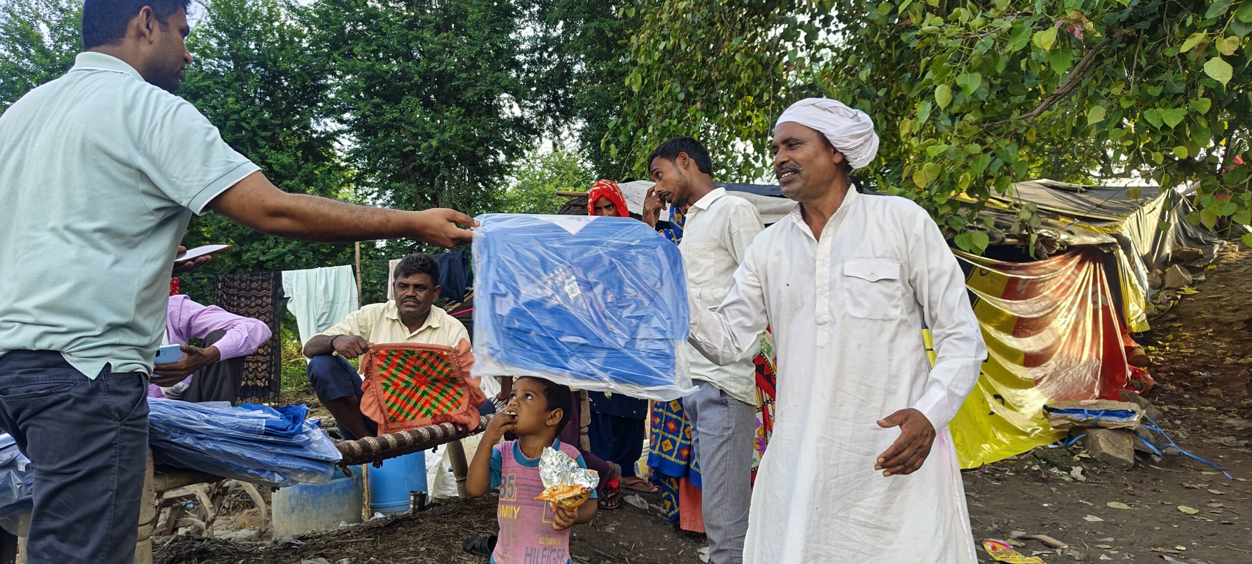 Tarpaulin Distribution photo 3