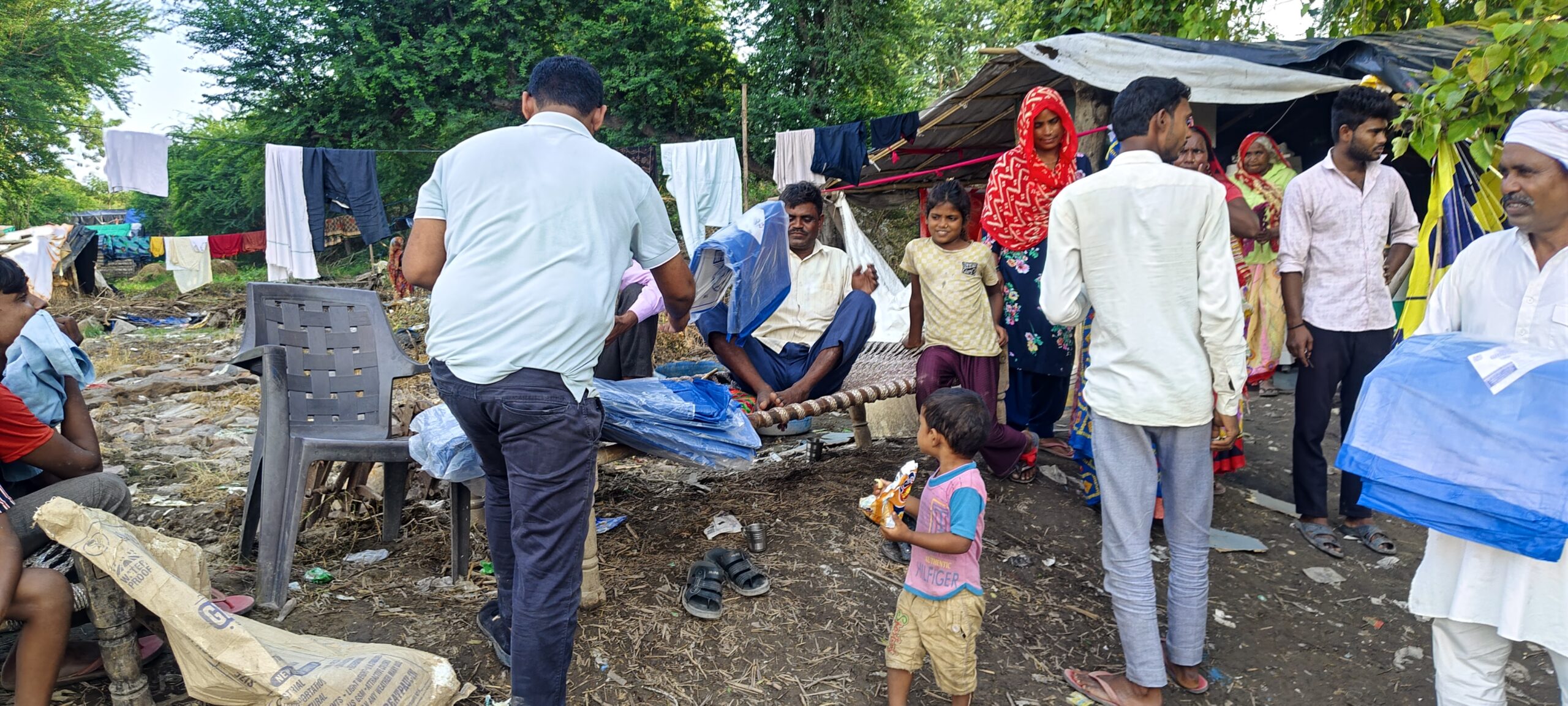 Tarpaulin Distribution photo 2