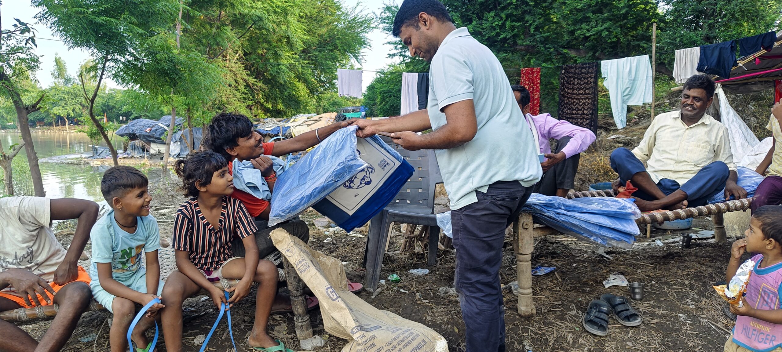 Tarpaulin Distribution photo 5